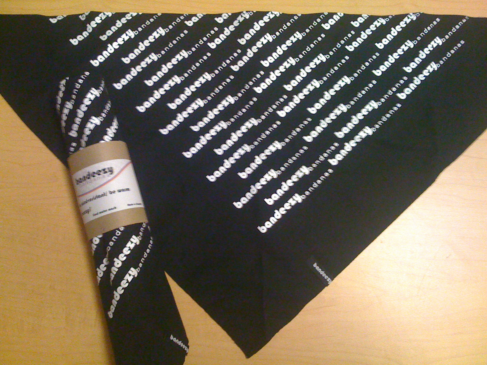 Silk screened bandana