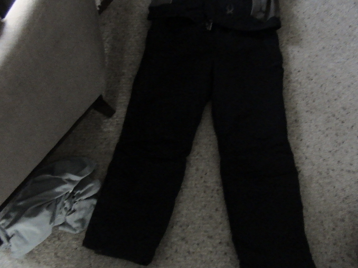 Size large black pants for sale