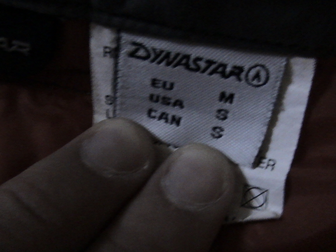 Size small dynastar pants