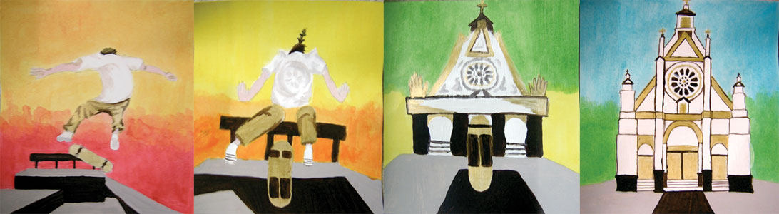 skateboarder transformed