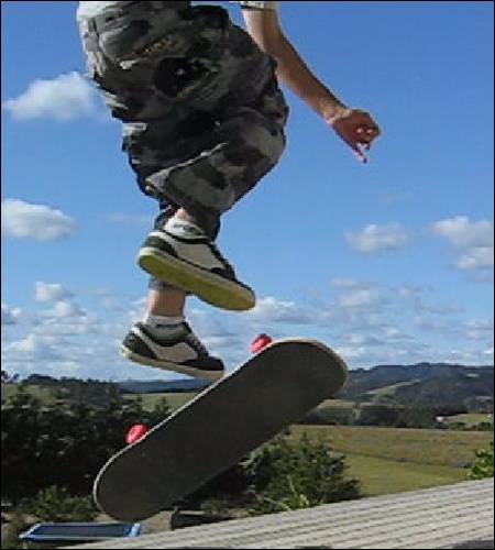 Skateboarding