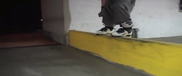 Skating lil ledge