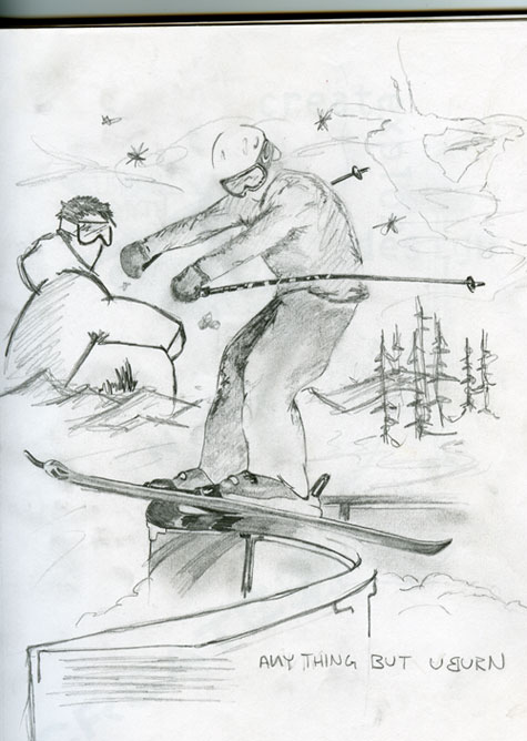 skecth / idea or  drawing or painting