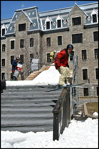 Ski contest at our school