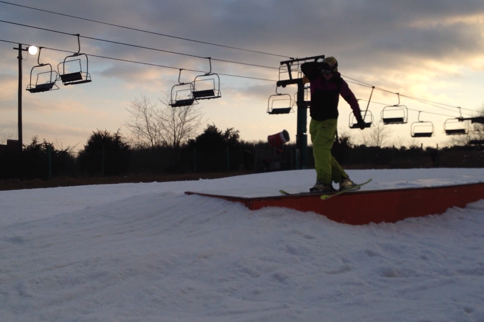 Ski Slide Cross Step