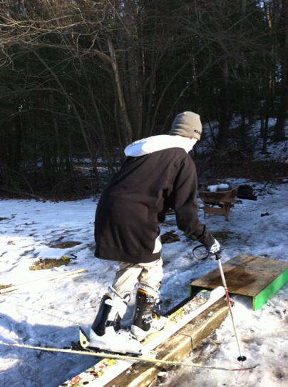 Ski slide to alien grind part 4