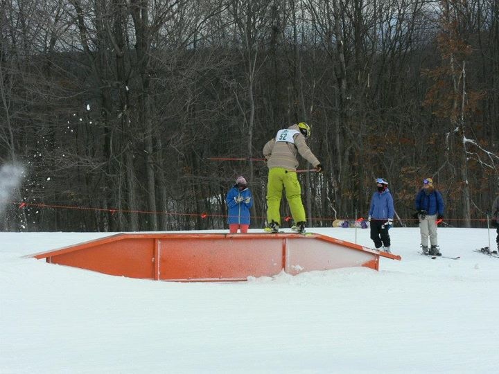 Ski Slide to Rail Slide Fat Up-Flat-Down Sequence