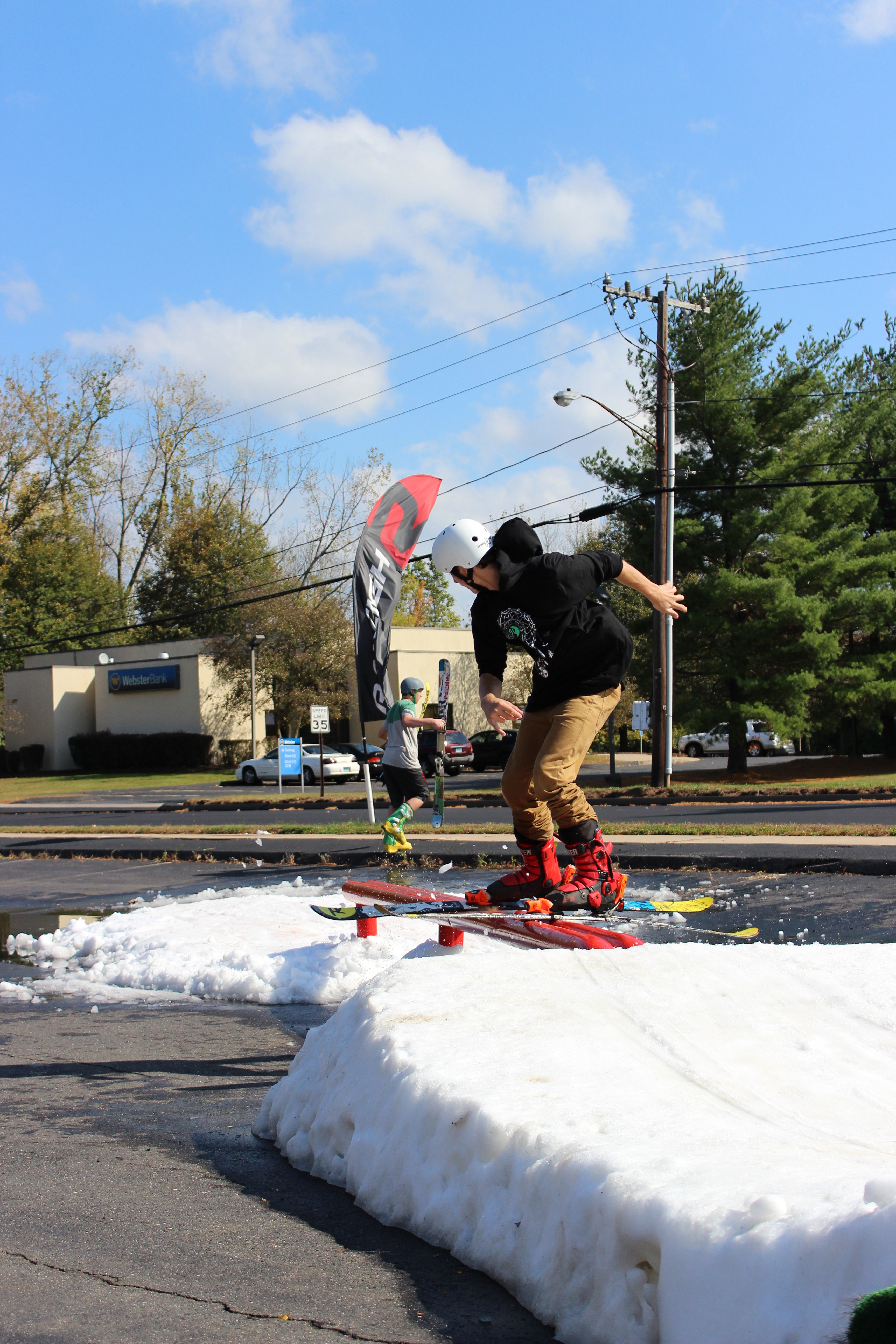 ski sundown rail jam