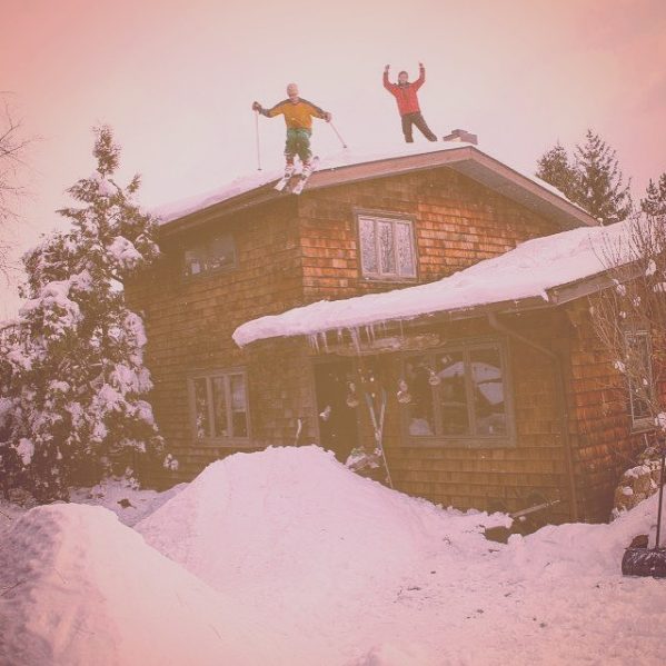 SKIER TRASH - Jacob Lutz House Drop in WV