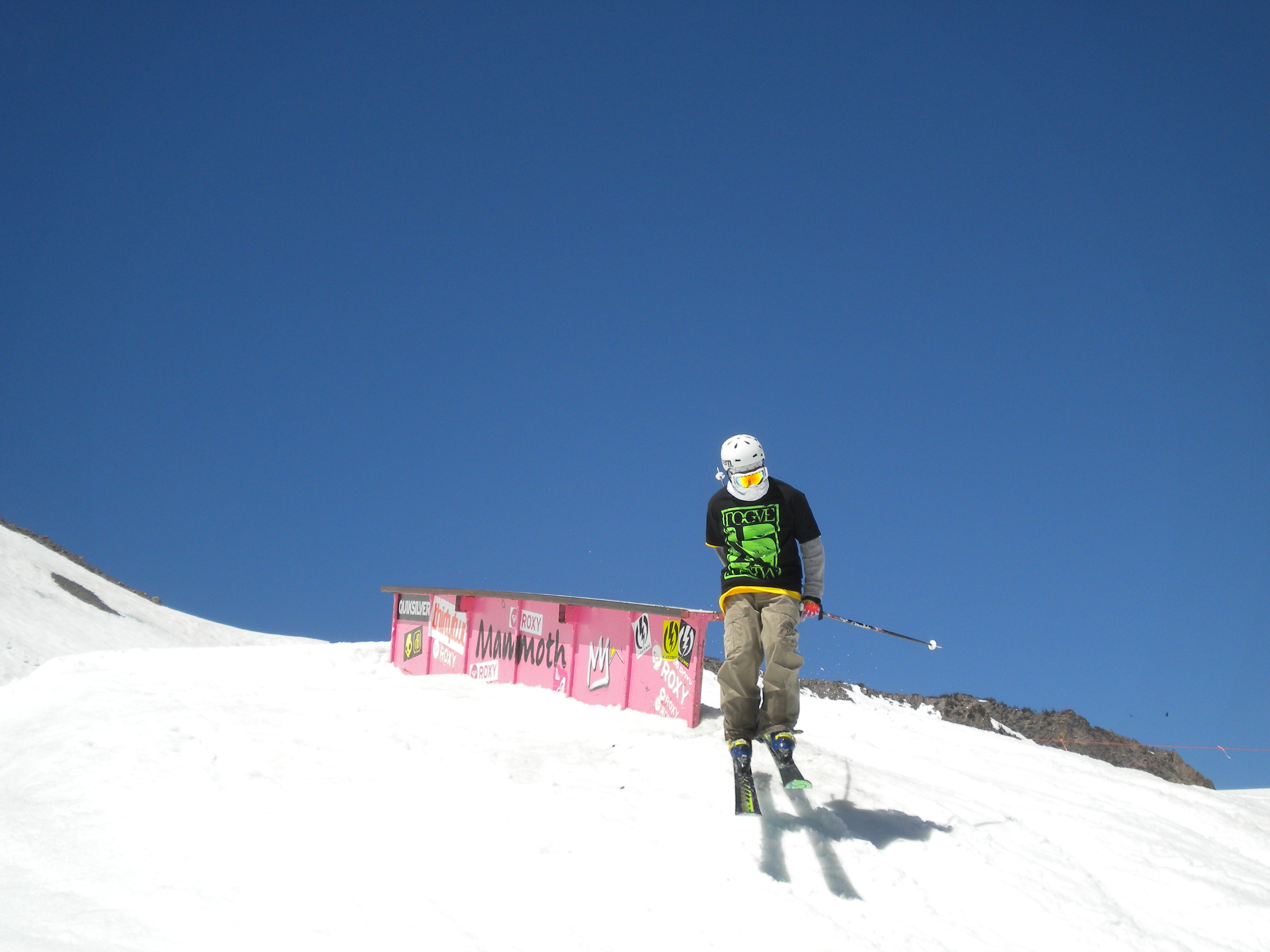 Skiin mammoth june 2010