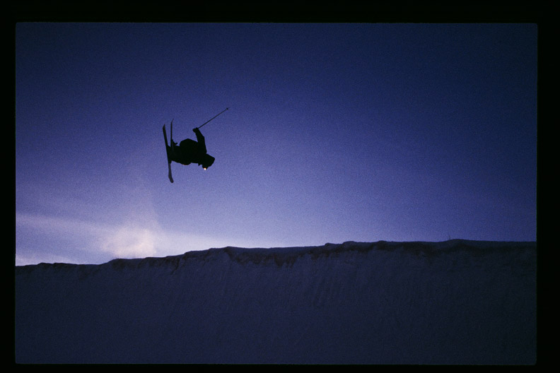 skiing a bit