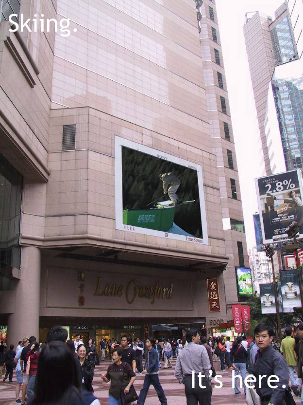 Skiing Ad Campaign 1