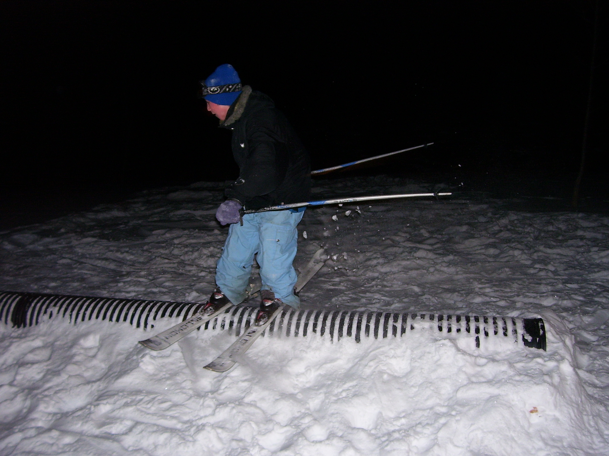 Skiing in my backyard