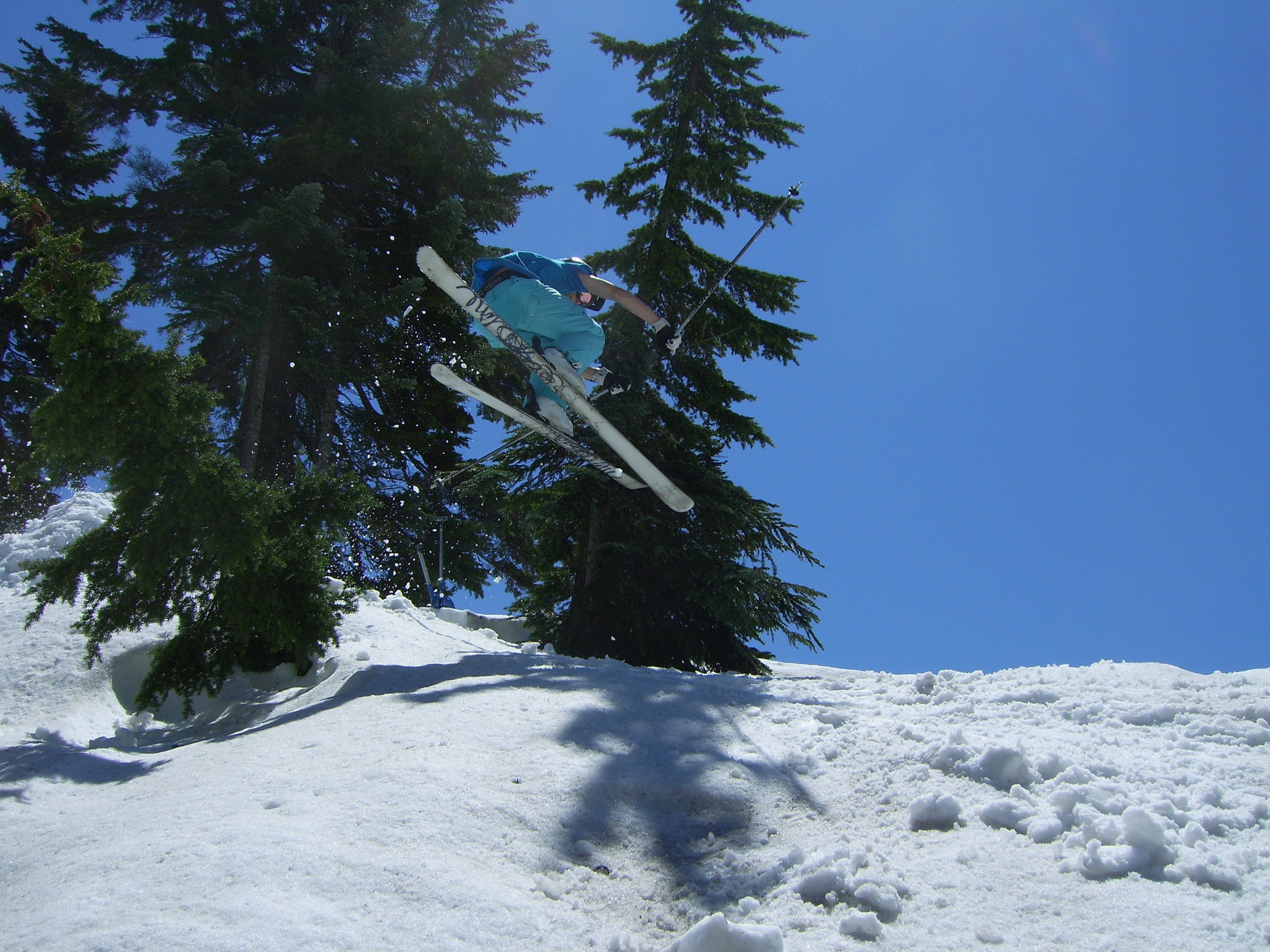 Skiing in the summer