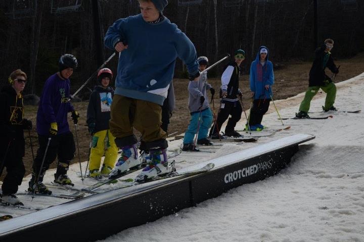 Skiing in the summer