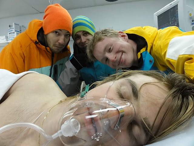 Skiing is a little bit dangerous, but most of it is fun! 