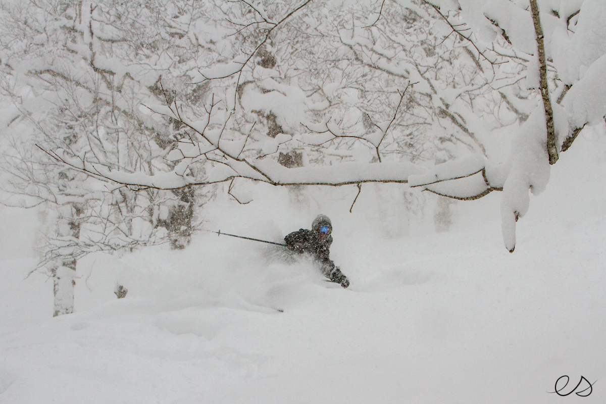 Skiing on Superbowl Sunday