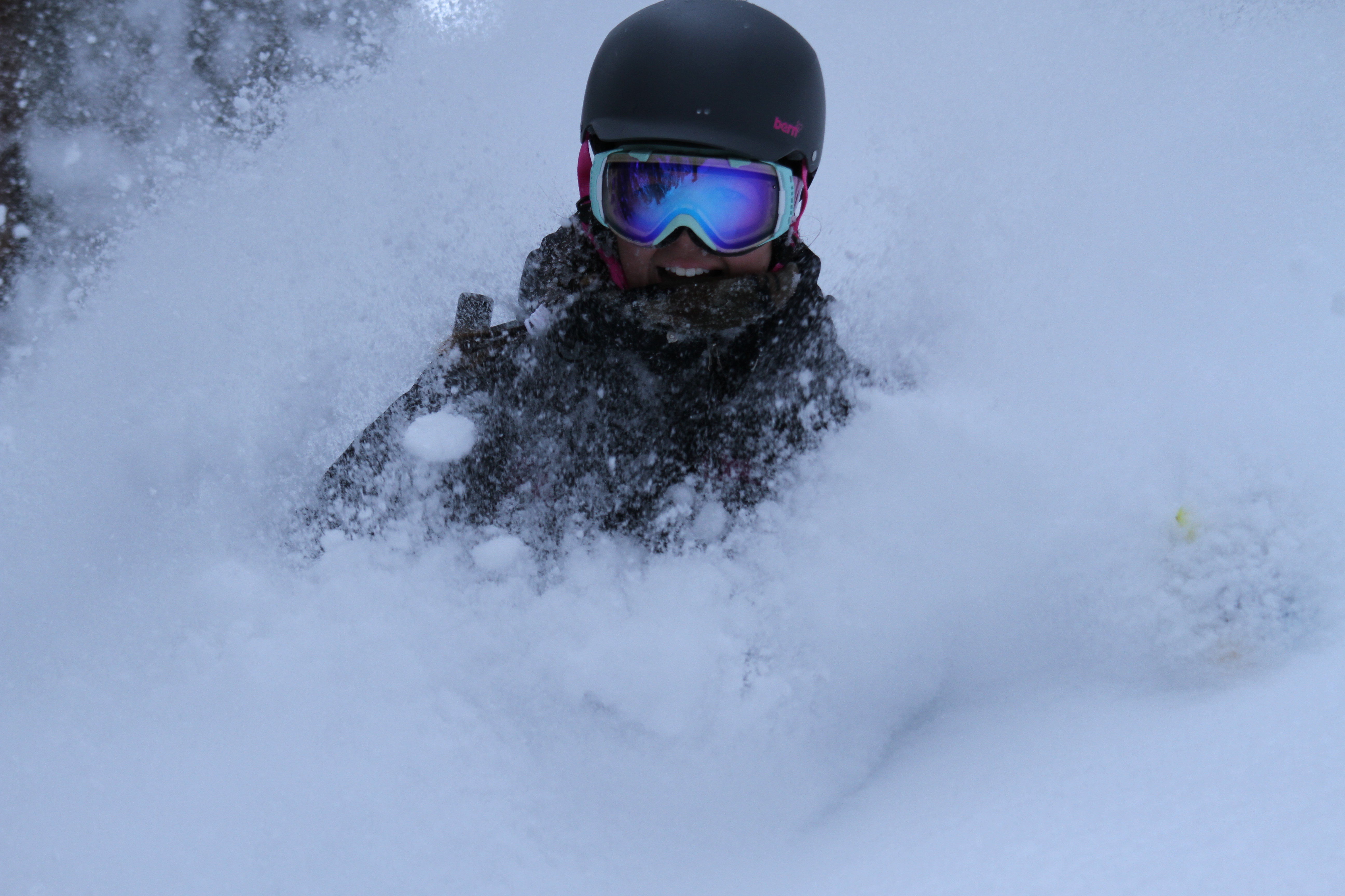Skiing Pow is Fun!