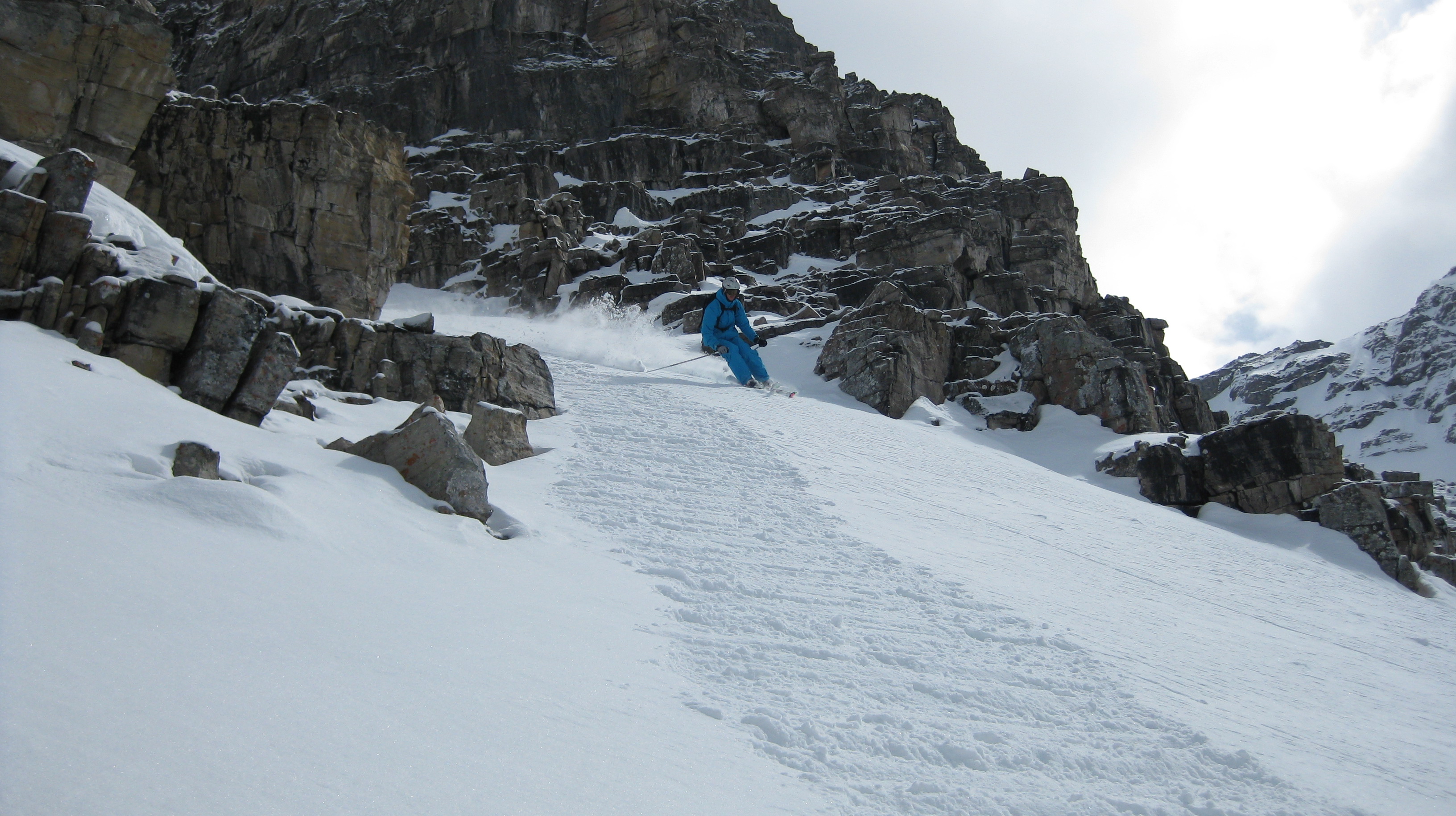 Skiing the backcountry