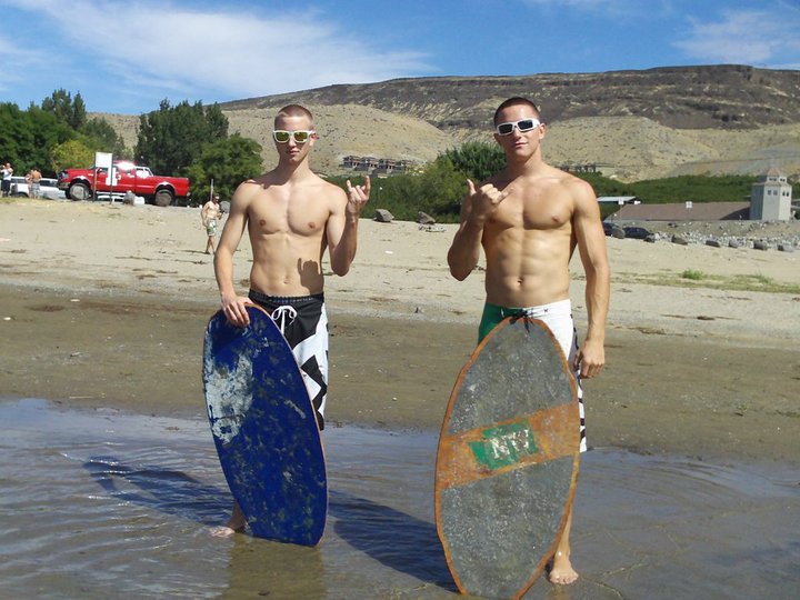 Skimmin at Crescent bar WA