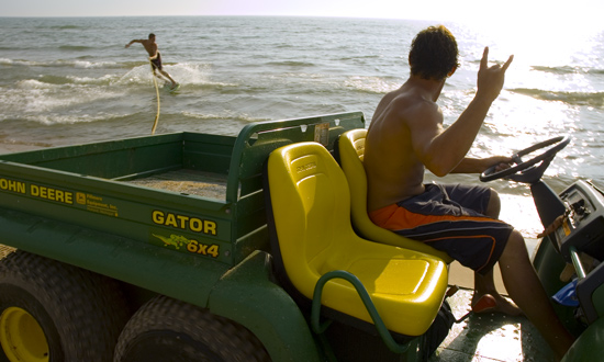 Skimmin' w/ a Gator.