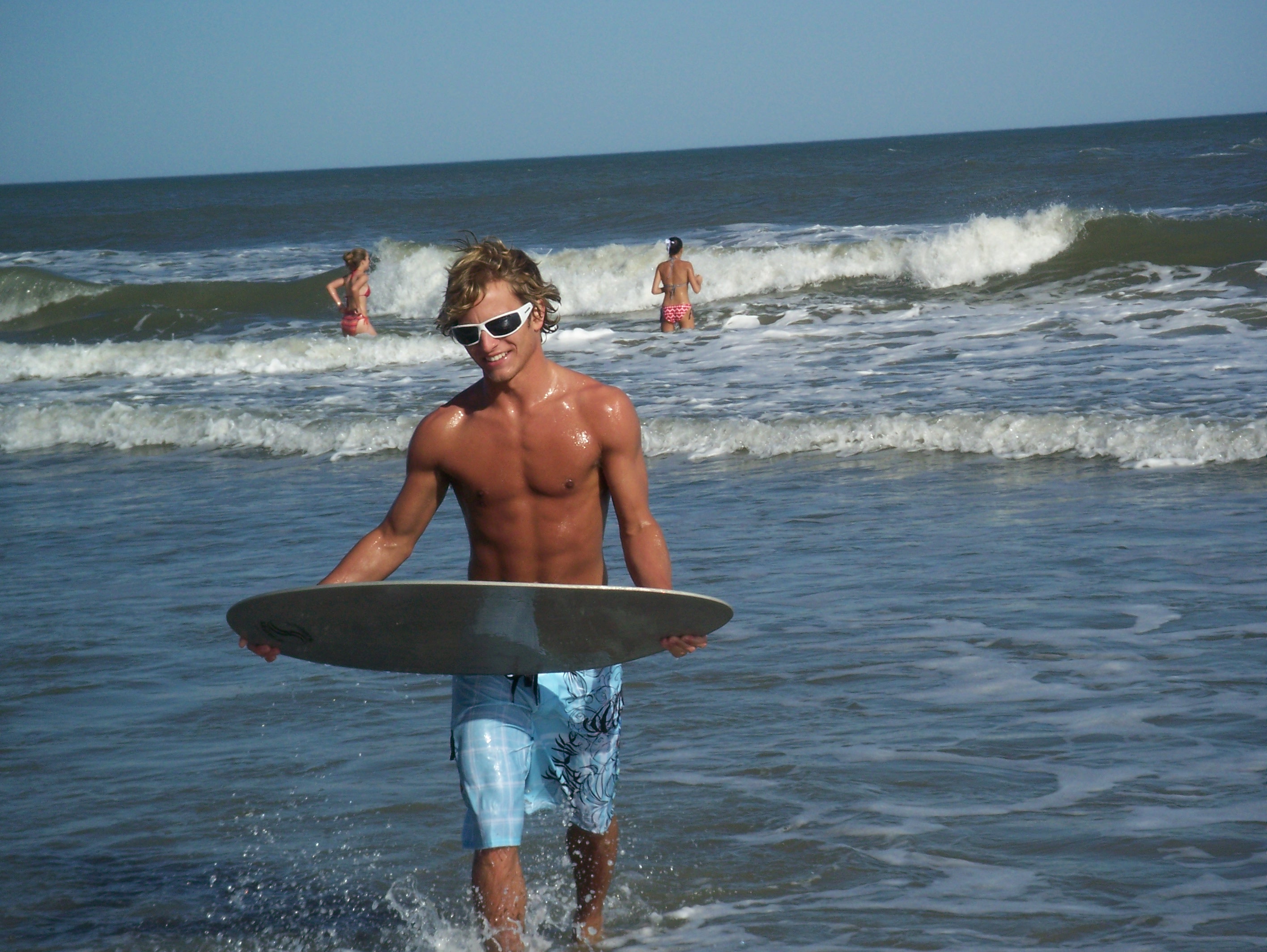 Skimming on spring break