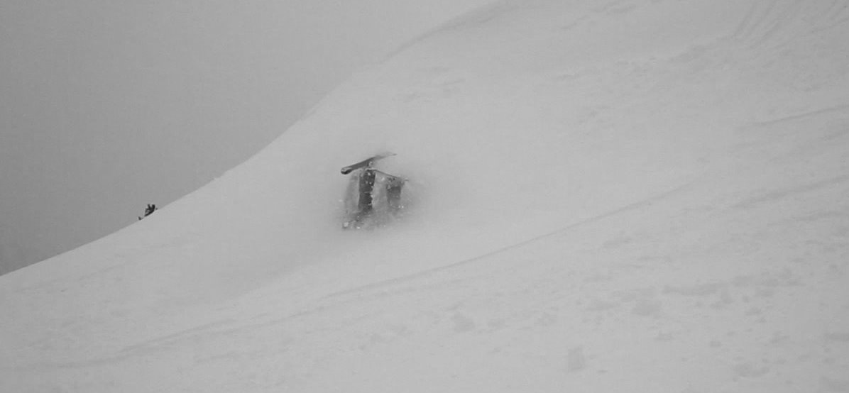 Skis over head = FAIL