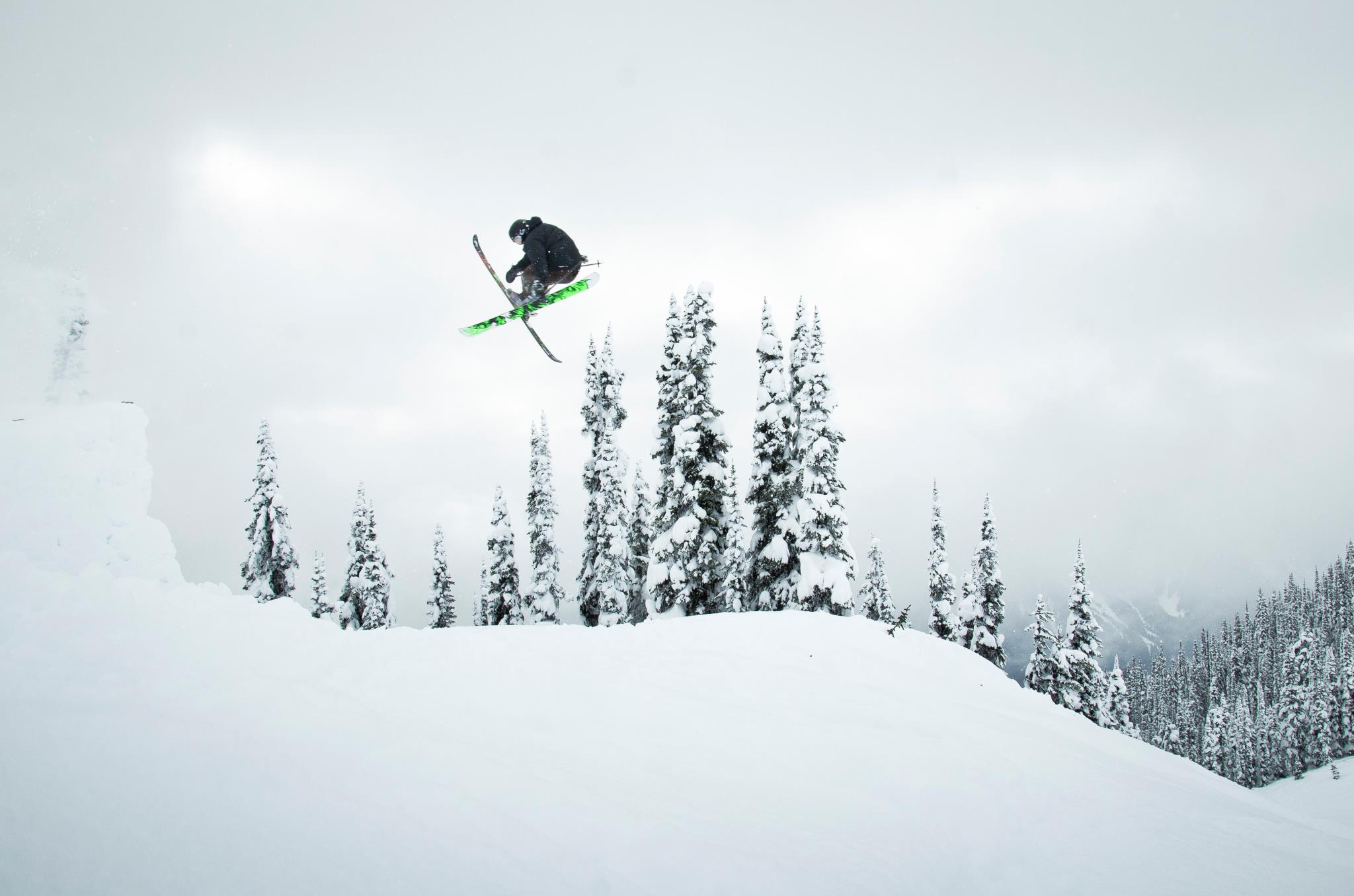 slackcountry jump session