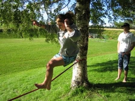 Slakkline at my school