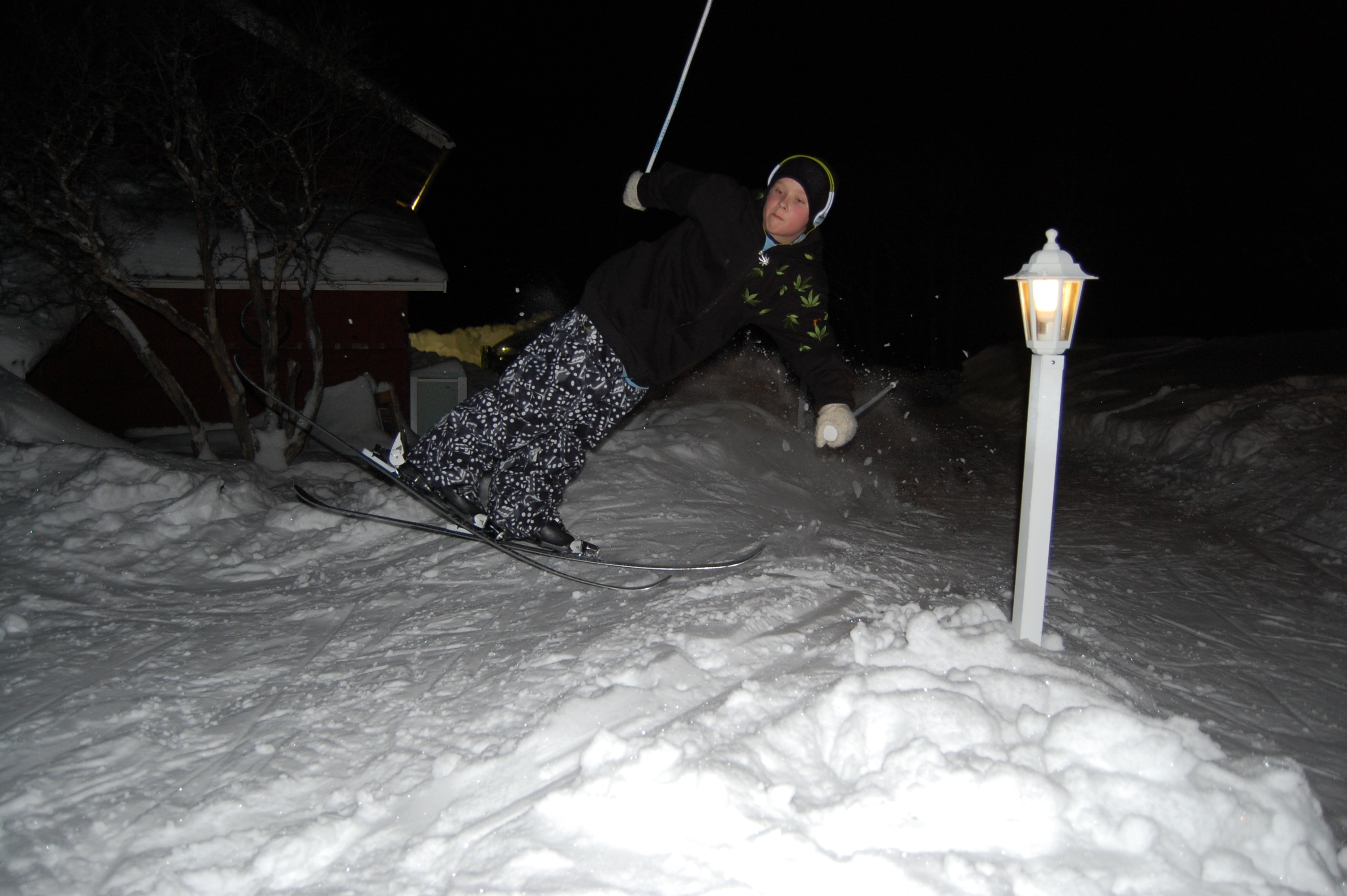 Slayin with broken wrist !