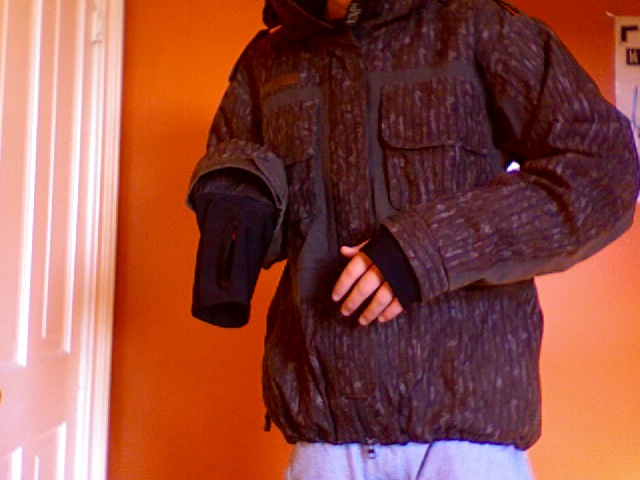 Sleeves (you put your hands in them) silky