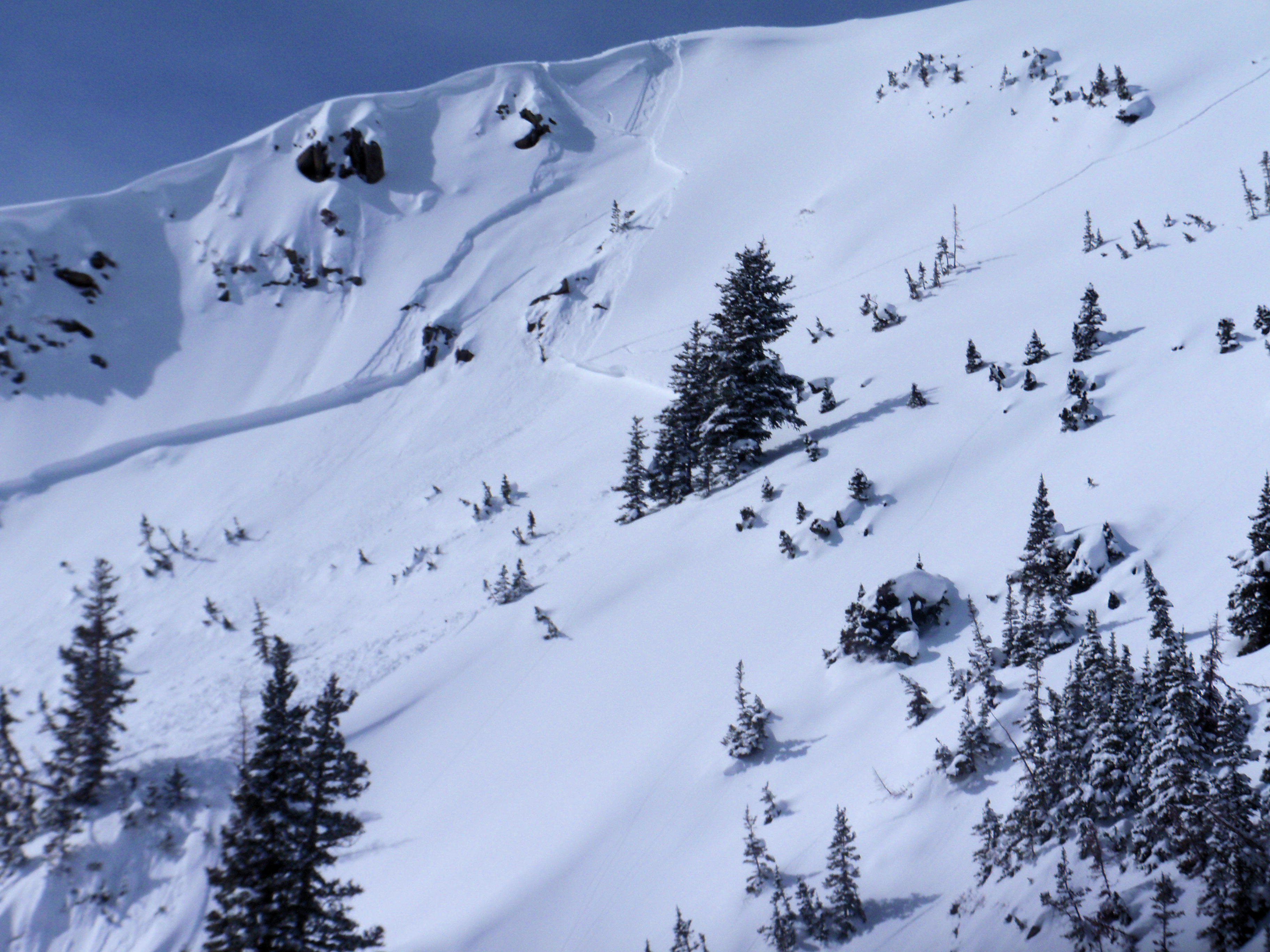 Slide off Pioneer ridge