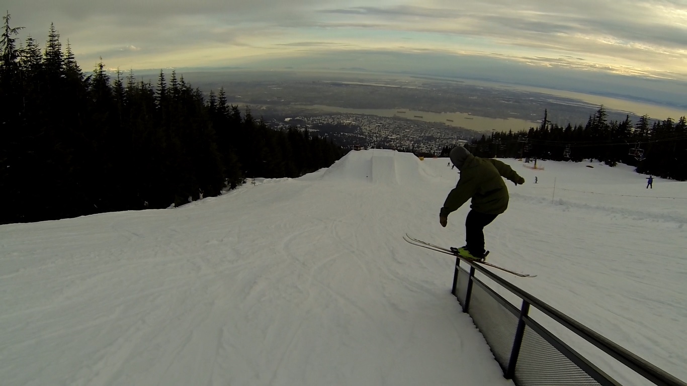 Sliding comfortably over the city