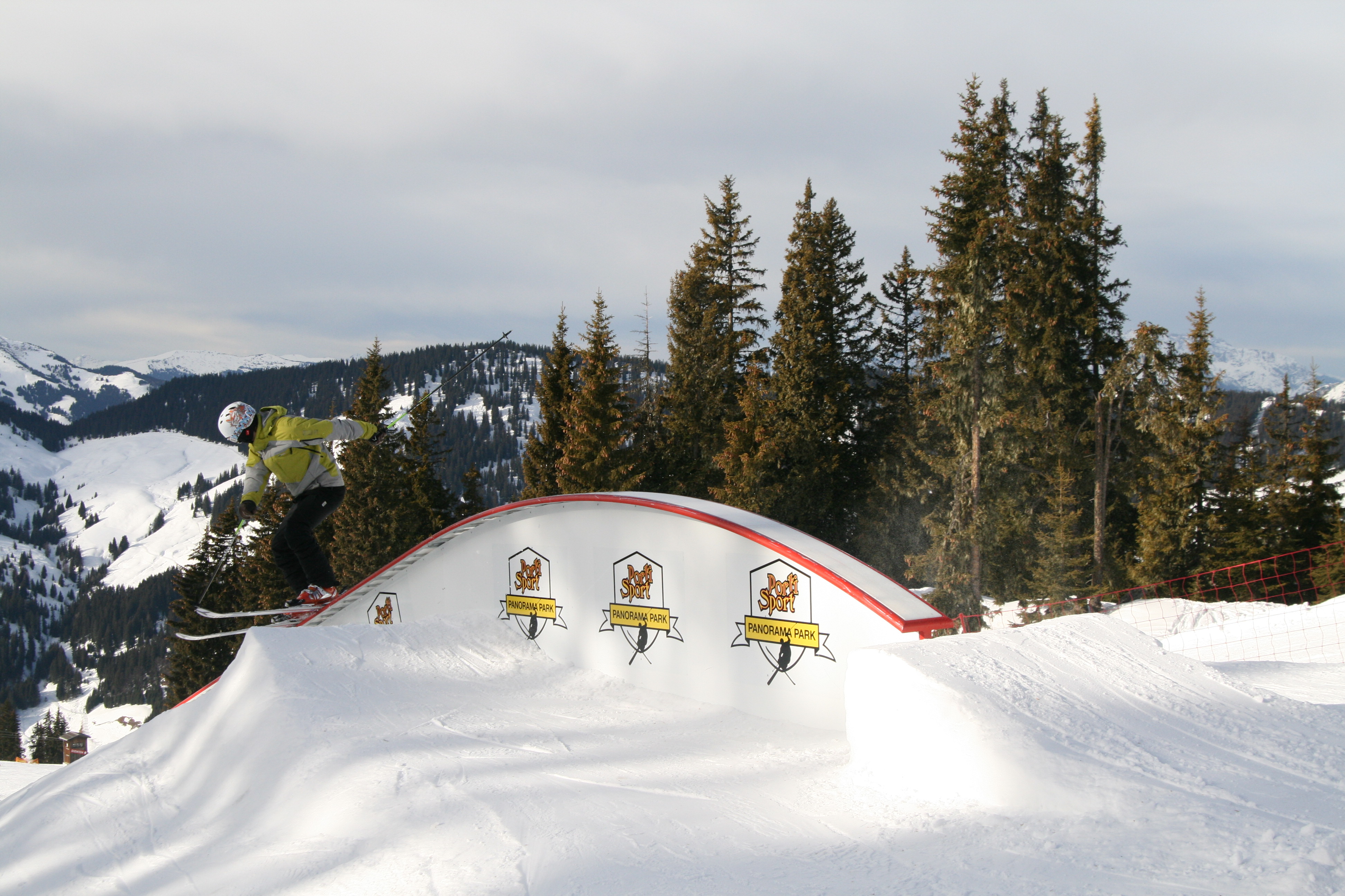 Sliding down the elephant rail