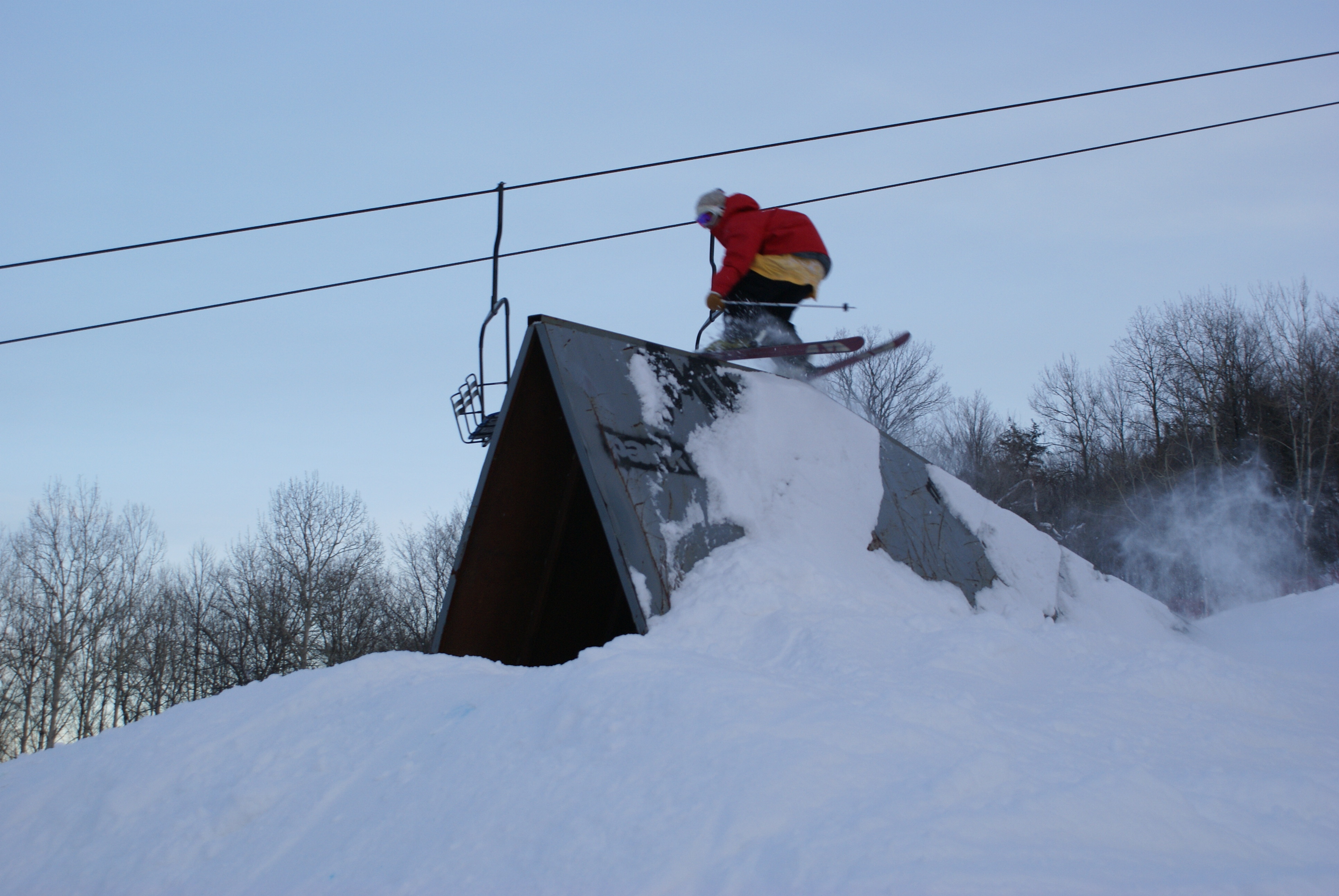 Sliding the shark fin