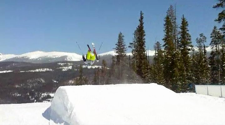 Slightly small front flip