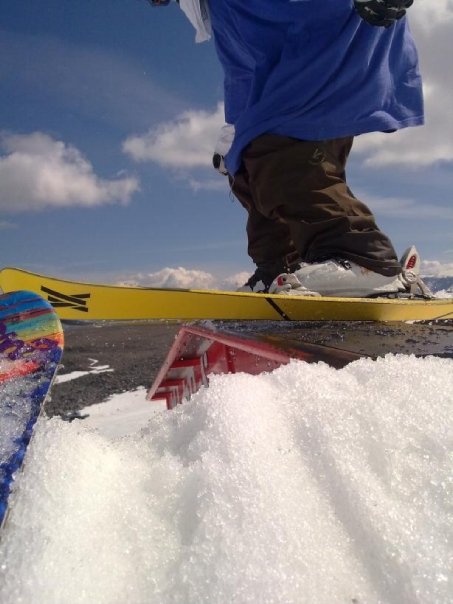 Slushy day at Juvass