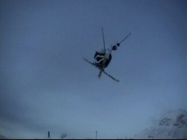 small home made jump...either a 360 mute or a 540 mute...