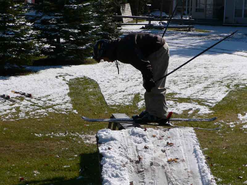 Small jib nose slide