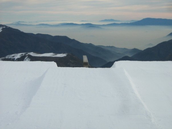 Smog in santiago, rail in Chile