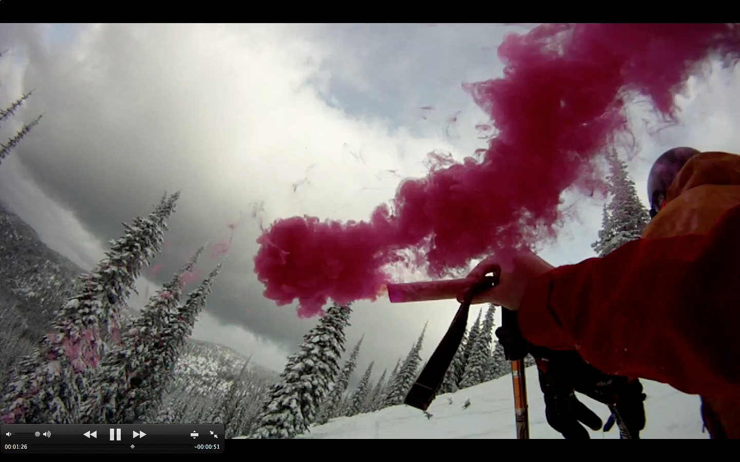 smoke in the canyons