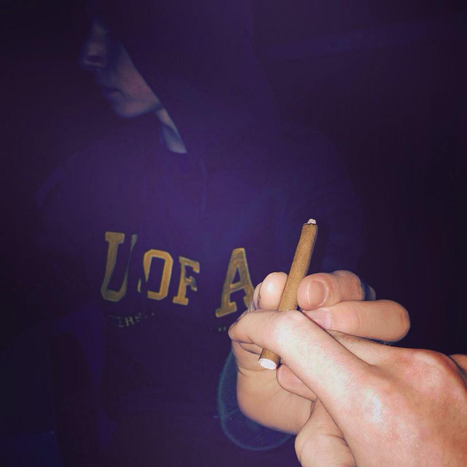 Smoking blunts in the Mountains