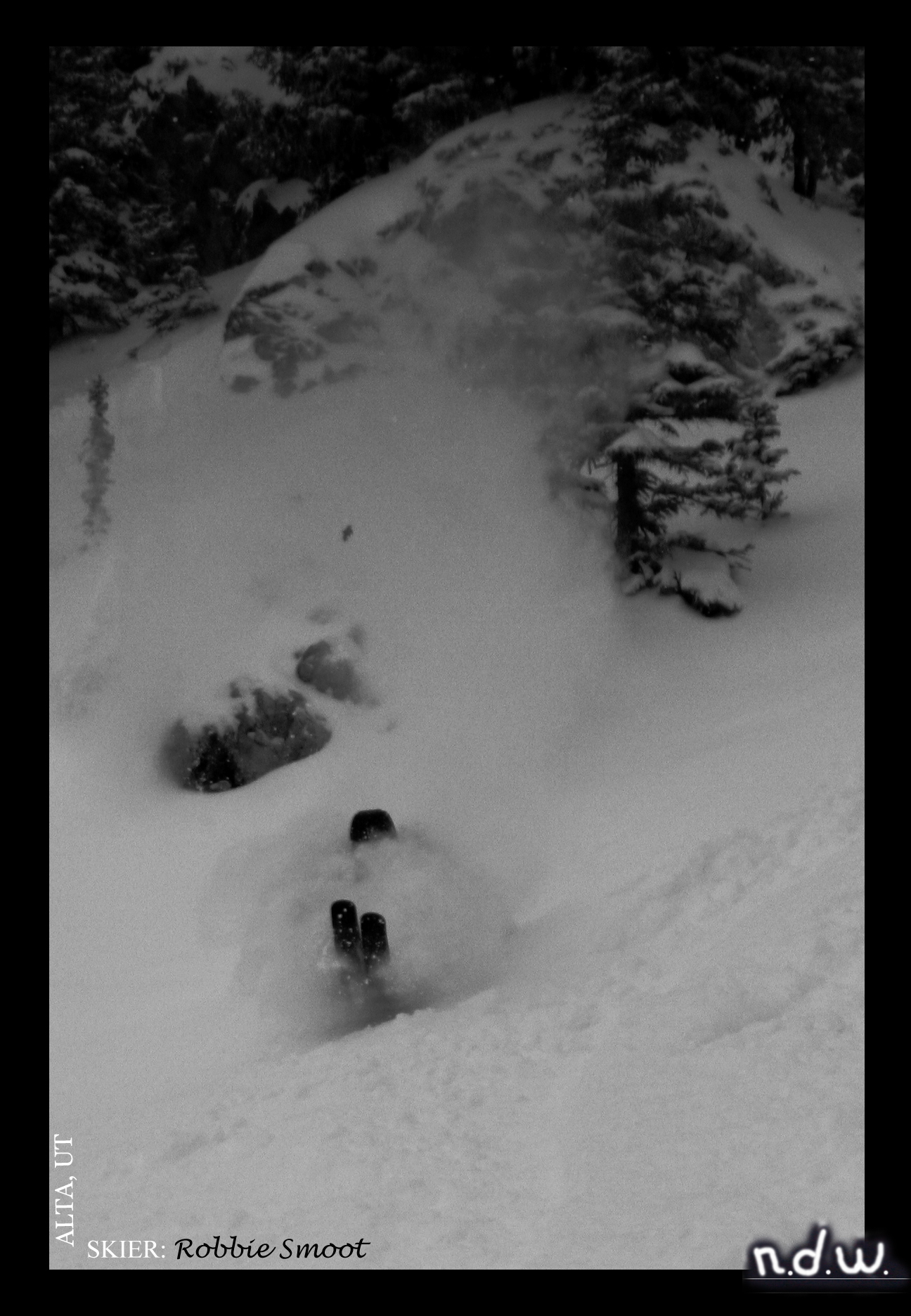 Smoot eating some pow