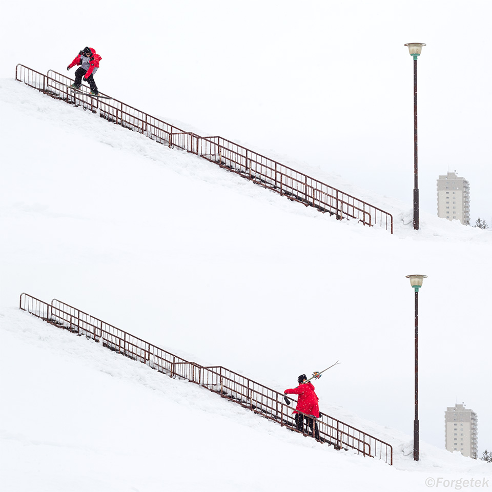 Snow as cloud, cloud as snow.