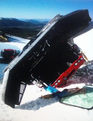 Snow cat crash