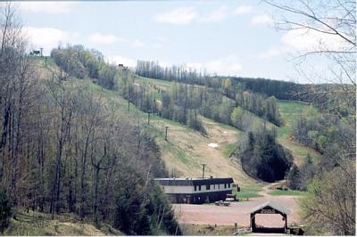 Snow on Memorial day In MI at Blackjack Ski Resort