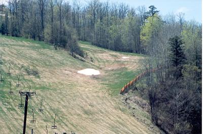 Snow on Memorial day In MI at Blackjack Ski Resort