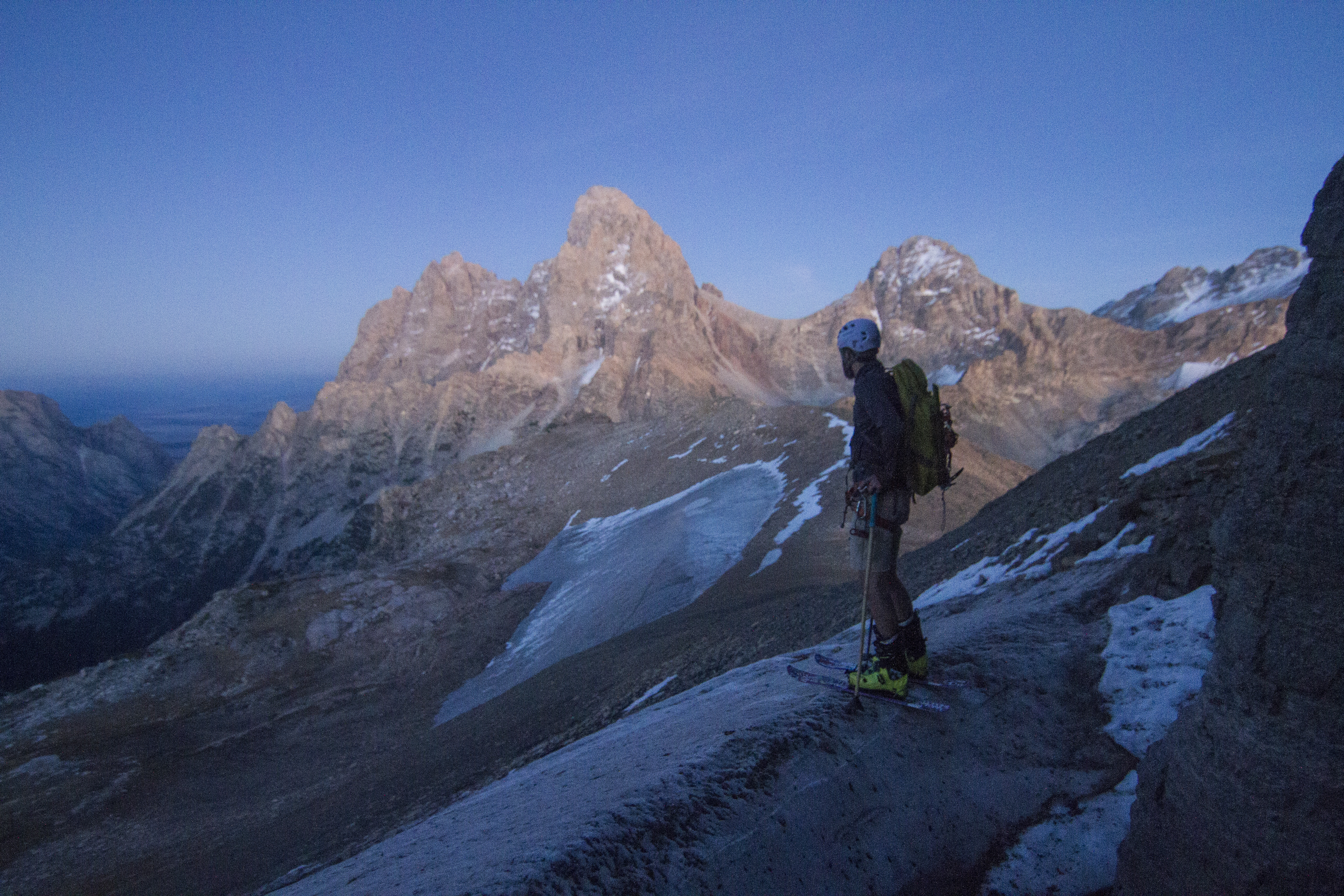 Snowblade the Tetons