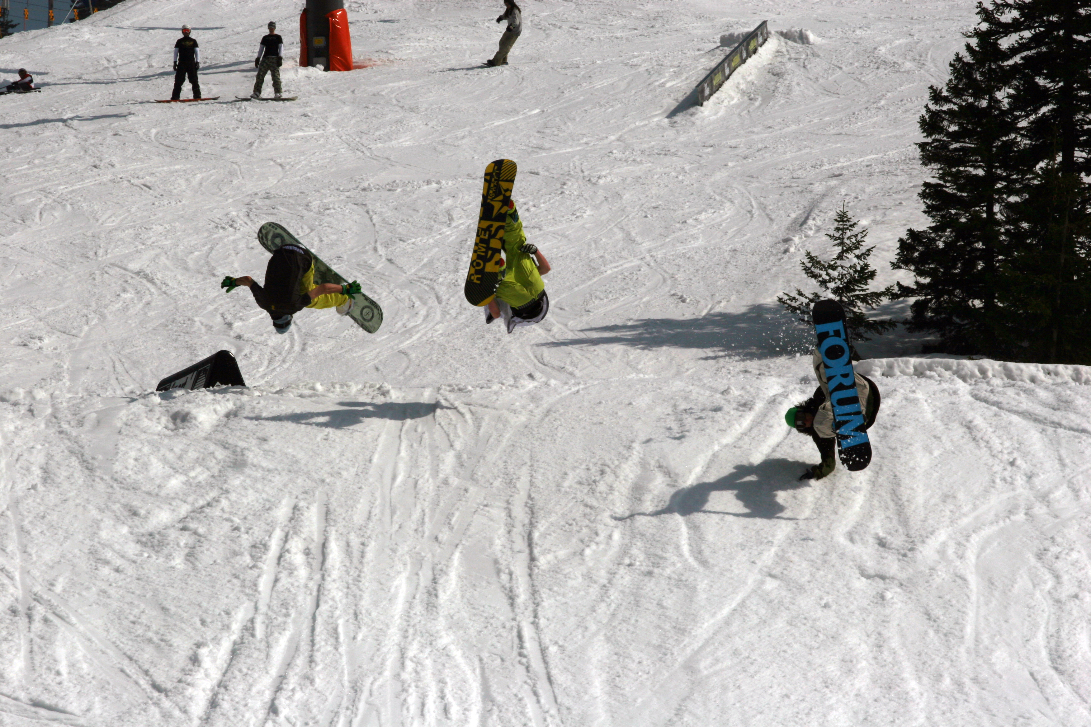 Snowboard 3x knucklefront