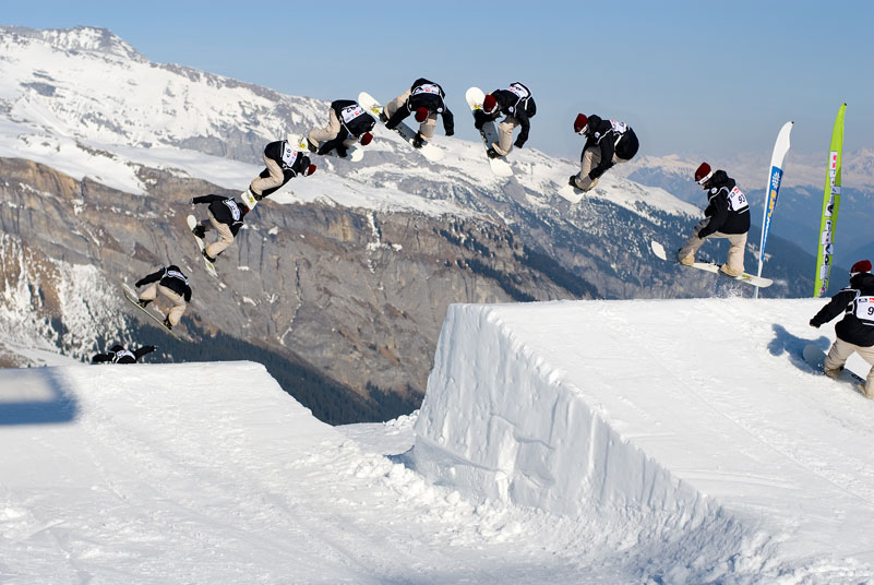 Snowboard FS 5 sequence @ The Brits